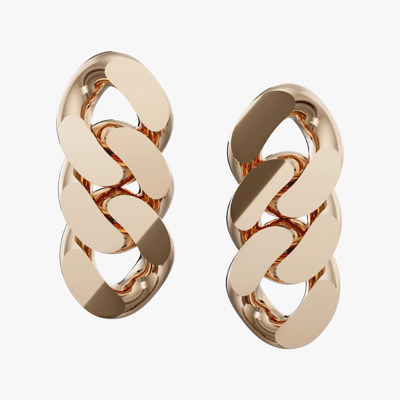 Cuban 18K Gold Earrings